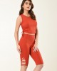 Nuitamore Halter Yaka Crop ve Tayt Takım Nuitamore Halter Yaka Crop ve Tayt Takım