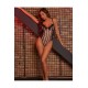 DREAMFULLY Deri ve Pul İşlemeli Şeritli Bodysuit.