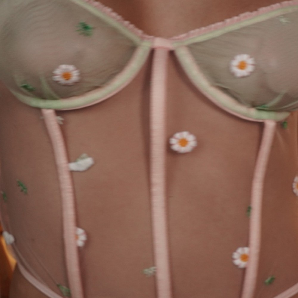 Her Unique Style Papatya İşemeli Büstiyer Takım.