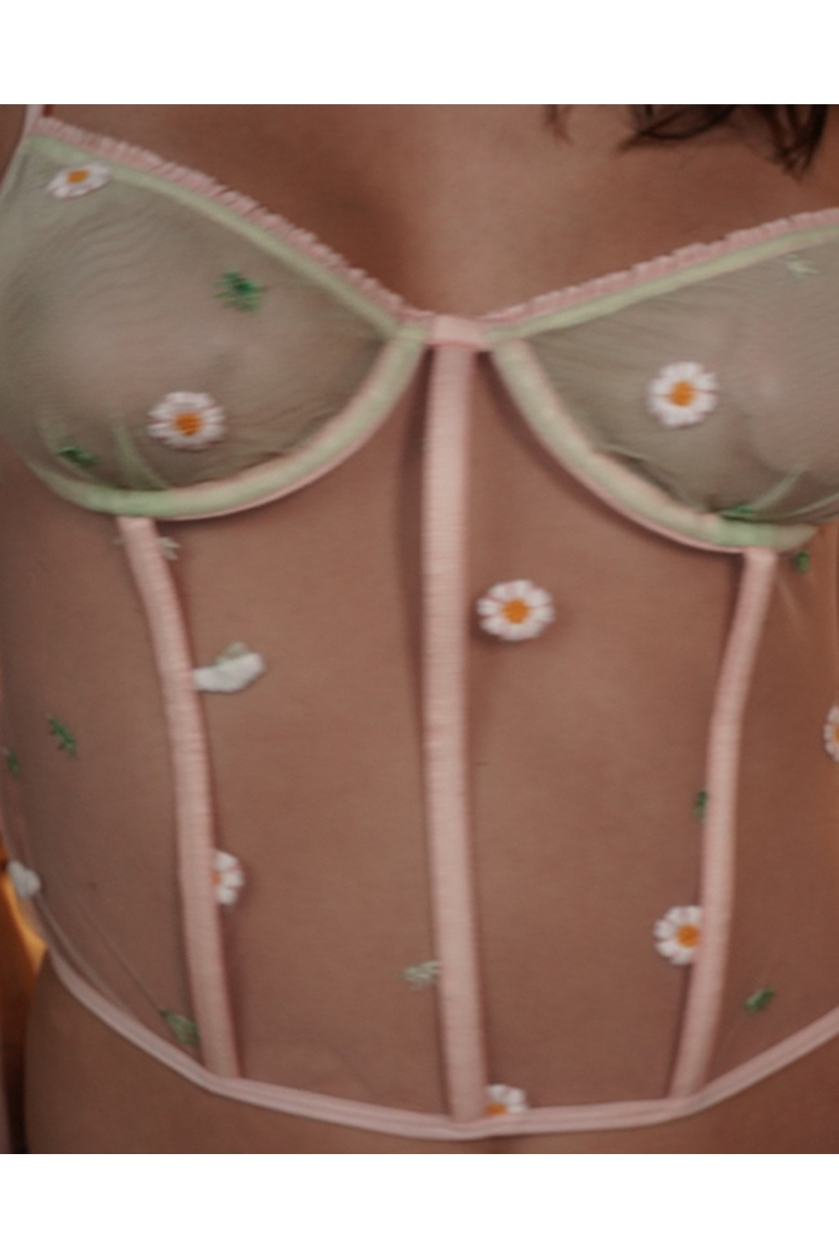 Her Unique Style Papatya İşemeli Büstiyer Takım.