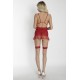 Red Jartiyer Babydoll